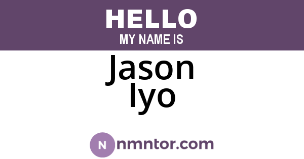 Jason Iyo