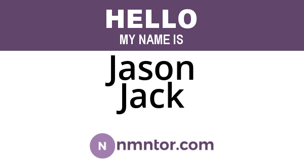Jason Jack