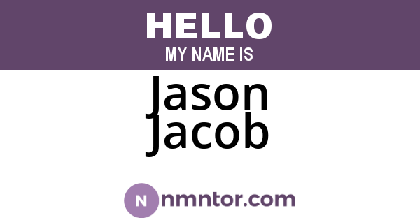Jason Jacob
