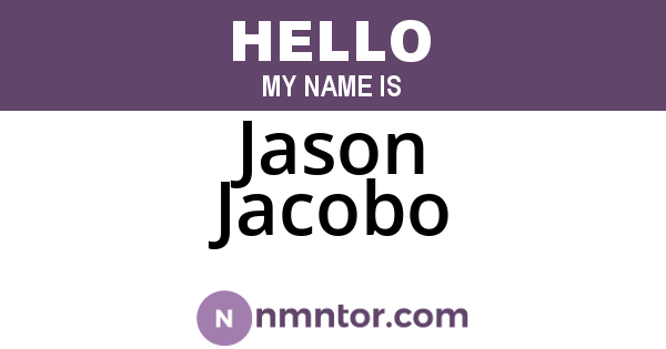 Jason Jacobo