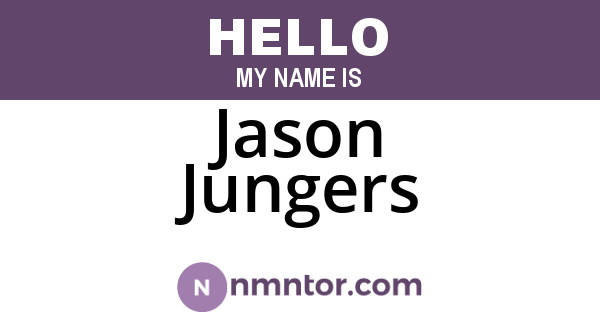 Jason Jungers