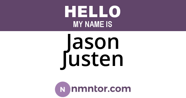 Jason Justen
