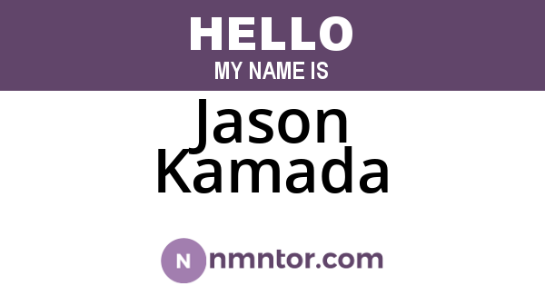 Jason Kamada