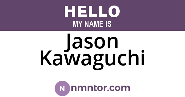 Jason Kawaguchi