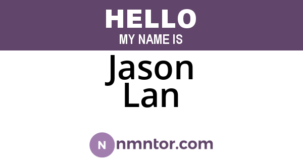 Jason Lan