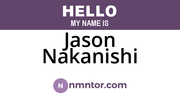 Jason Nakanishi