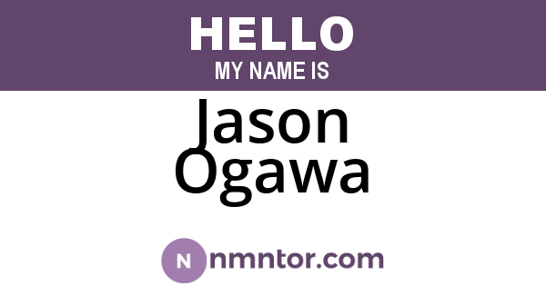 Jason Ogawa