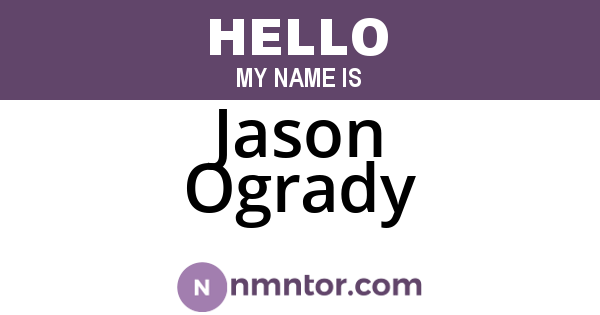 Jason Ogrady