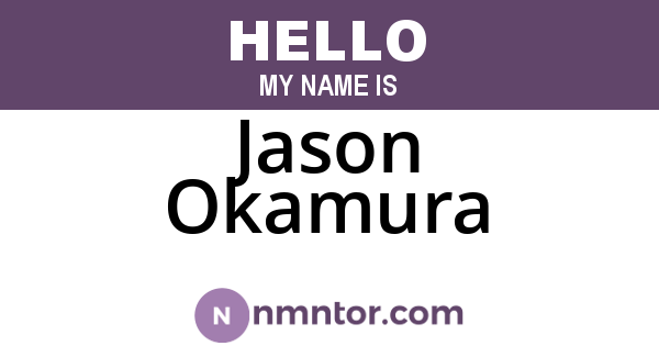 Jason Okamura