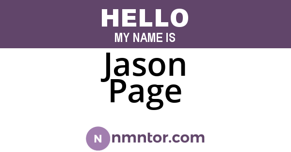 Jason Page
