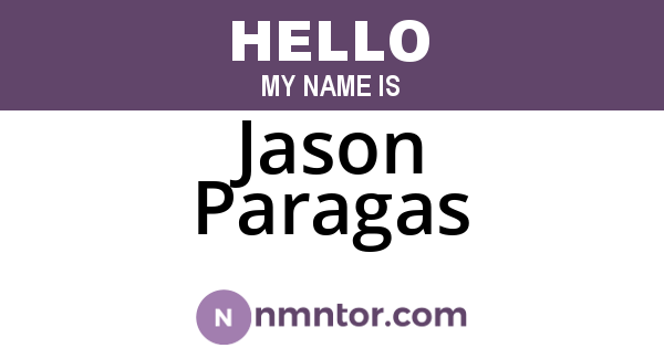 Jason Paragas
