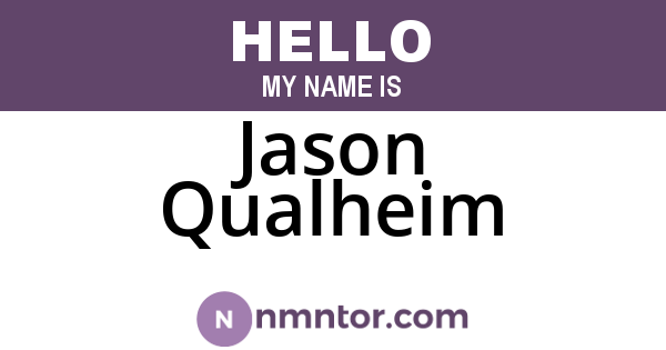 Jason Qualheim