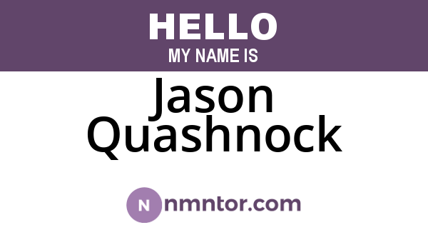 Jason Quashnock