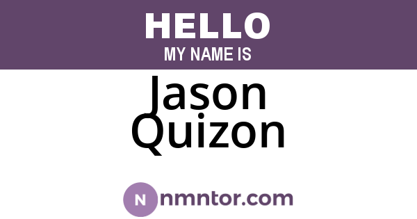 Jason Quizon
