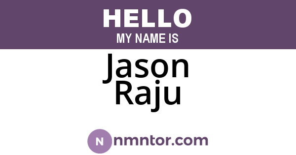Jason Raju