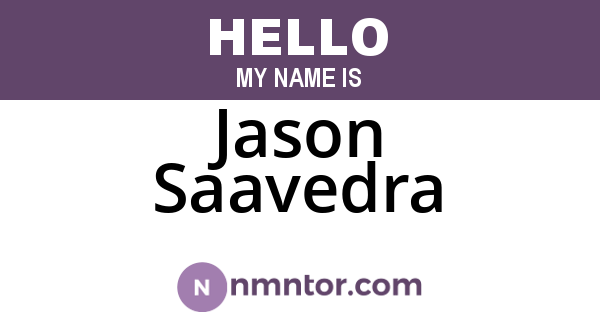 Jason Saavedra