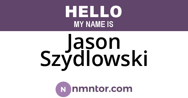 Jason Szydlowski
