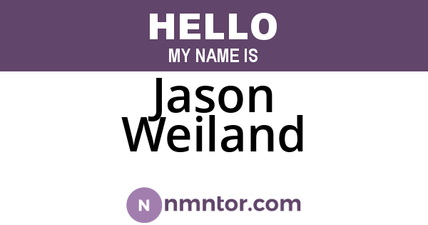 Jason Weiland