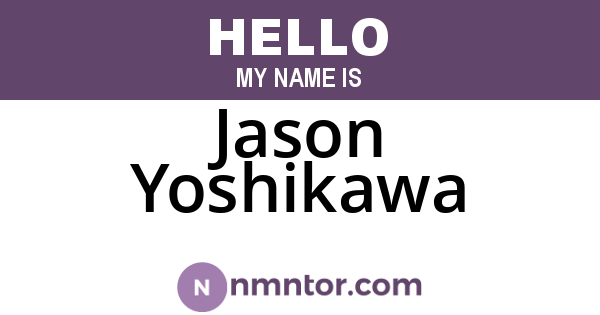 Jason Yoshikawa