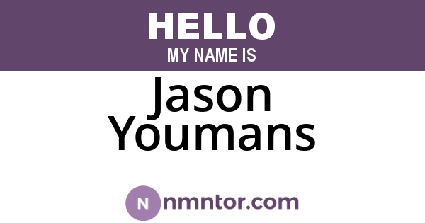 Jason Youmans