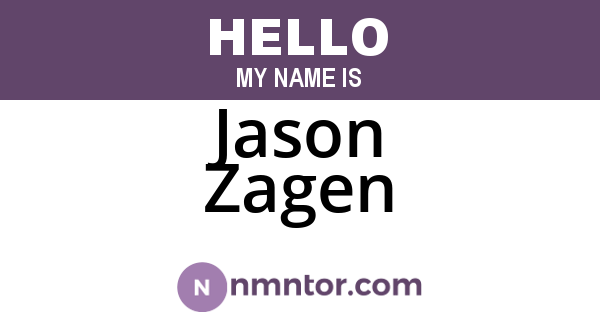 Jason Zagen