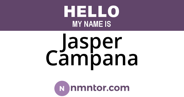 Jasper Campana