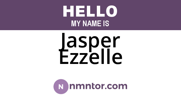 Jasper Ezzelle