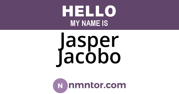 Jasper Jacobo