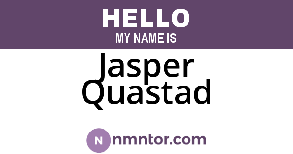 Jasper Quastad