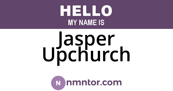 Jasper Upchurch