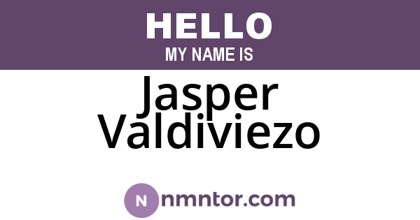 Jasper Valdiviezo