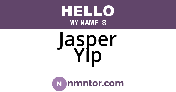 Jasper Yip