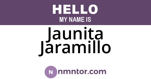 Jaunita Jaramillo