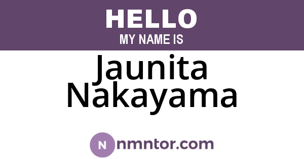 Jaunita Nakayama