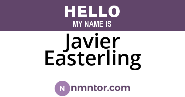 Javier Easterling