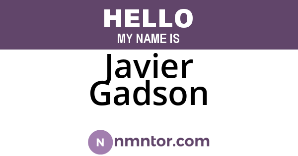 Javier Gadson