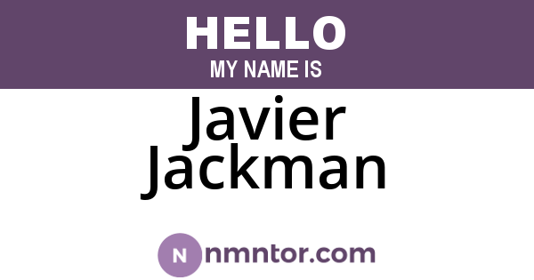 Javier Jackman
