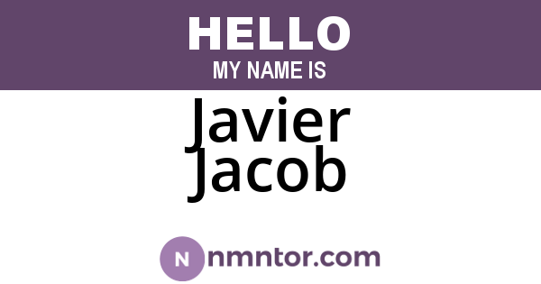 Javier Jacob