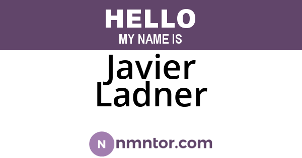 Javier Ladner