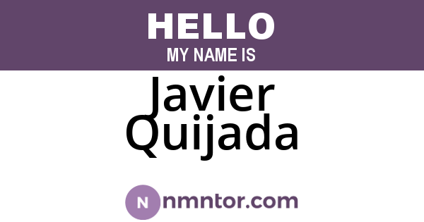 Javier Quijada