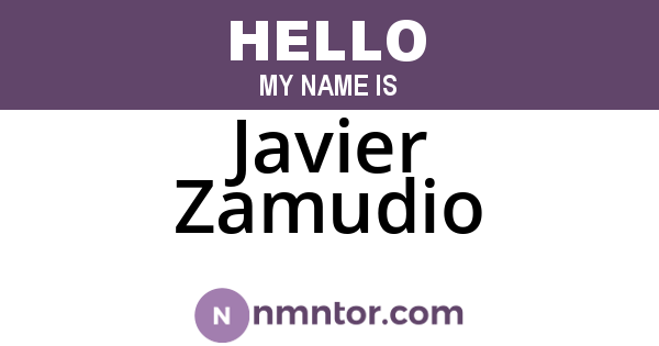 Javier Zamudio