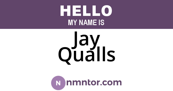 Jay Qualls