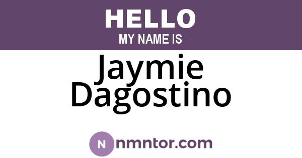 Jaymie Dagostino