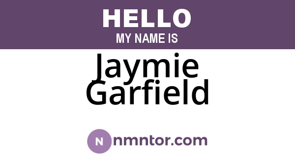 Jaymie Garfield