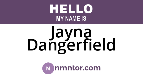 Jayna Dangerfield