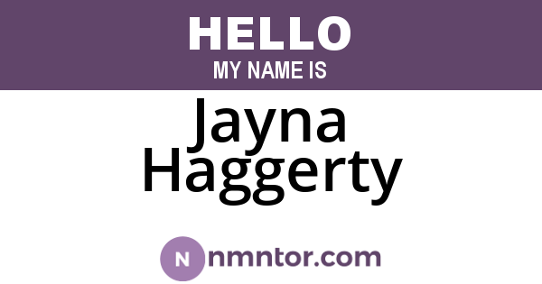 Jayna Haggerty