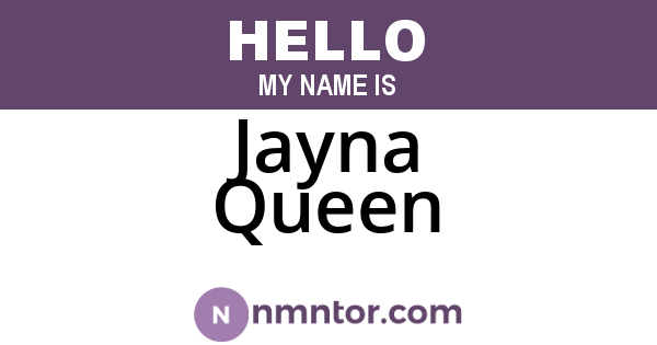 Jayna Queen