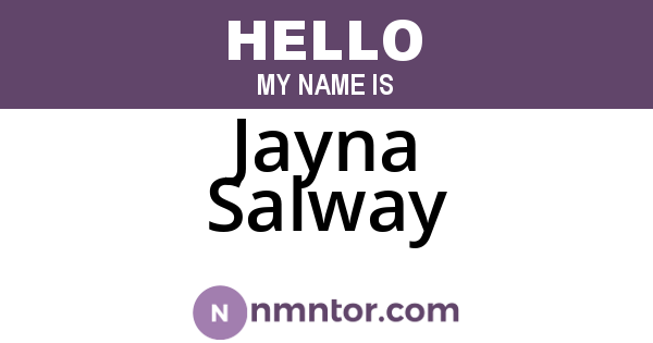 Jayna Salway