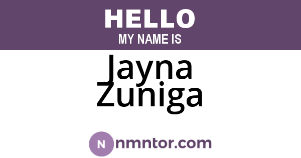 Jayna Zuniga
