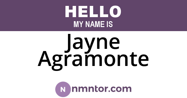 Jayne Agramonte